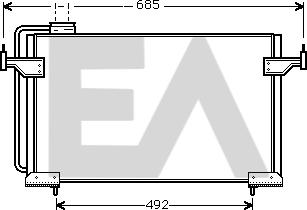 EACLIMA 30C10002 - Kondenser, kondisioner furqanavto.az