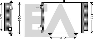 EACLIMA 30C10011 - Kondenser, kondisioner furqanavto.az