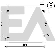 EACLIMA 30C26034 - Kondenser, kondisioner furqanavto.az