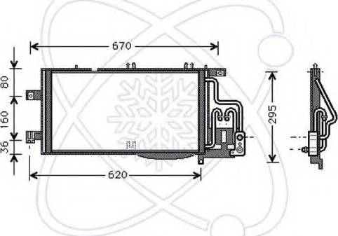 EACLIMA 30O0013 - Kondenser, kondisioner furqanavto.az