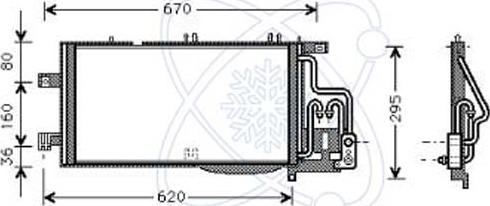 EACLIMA 30O0012 - Kondenser, kondisioner furqanavto.az