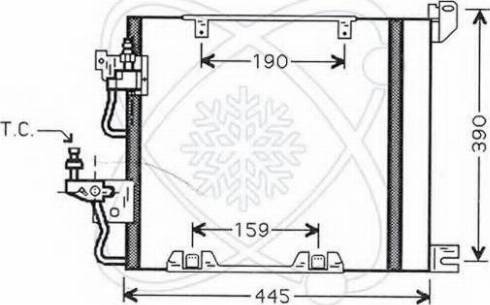 EACLIMA 30O0034 - Kondenser, kondisioner furqanavto.az