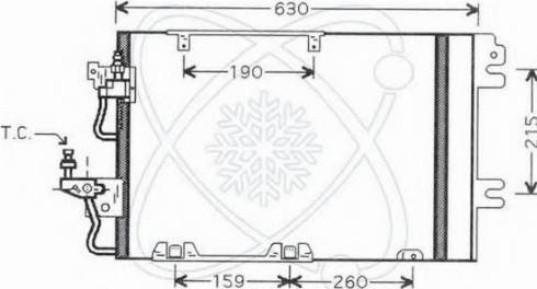 EACLIMA 30O0033 - Kondenser, kondisioner furqanavto.az