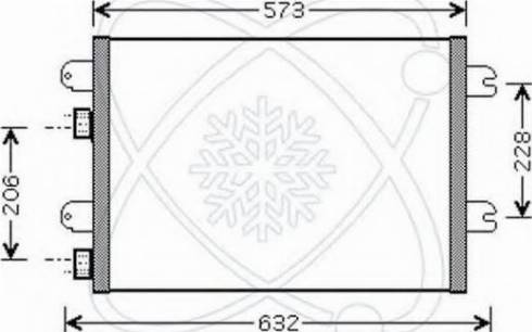 EACLIMA 30R0055 - Kondenser, kondisioner furqanavto.az