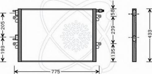 EACLIMA 30R0052 - Kondenser, kondisioner furqanavto.az