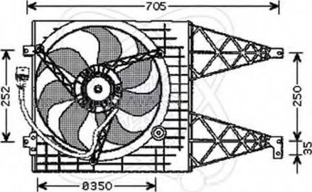 EACLIMA 32VB009 - Fen, radiator furqanavto.az