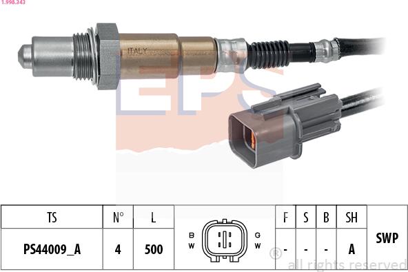 EPS 1.998.343 - Lambda Sensoru furqanavto.az