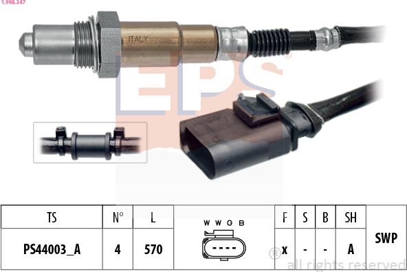 EPS 1.998.347 - Lambda Sensoru furqanavto.az