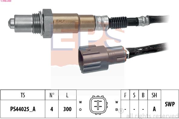 EPS 1.998.269 - Lambda Sensoru furqanavto.az