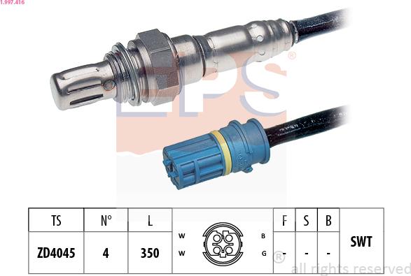 EPS 1.997.416 - Lambda Sensoru furqanavto.az