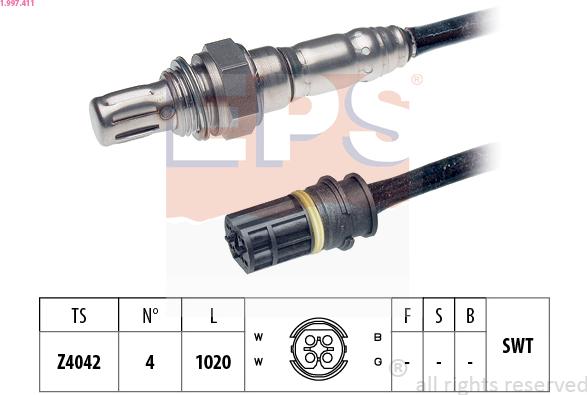 EPS 1.997.411 - Lambda Sensoru furqanavto.az