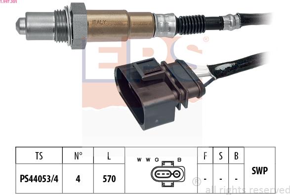 EPS 1.997.301 - Lambda Sensoru furqanavto.az