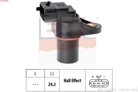 EPS 1.953.459 - Sensor, eksantrik mili mövqeyi furqanavto.az