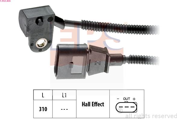 EPS 1.953.456 - Sensor, eksantrik mili mövqeyi www.furqanavto.az