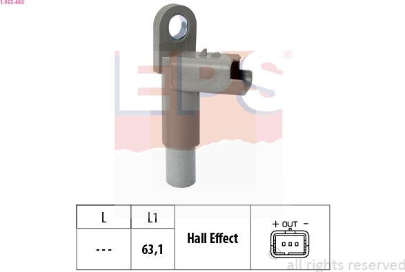 EPS 1.953.463 - Sensor, eksantrik mili mövqeyi furqanavto.az