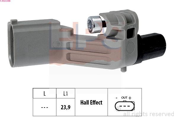 EPS 1.953.598 - Sensor, krank mili nəbzi furqanavto.az