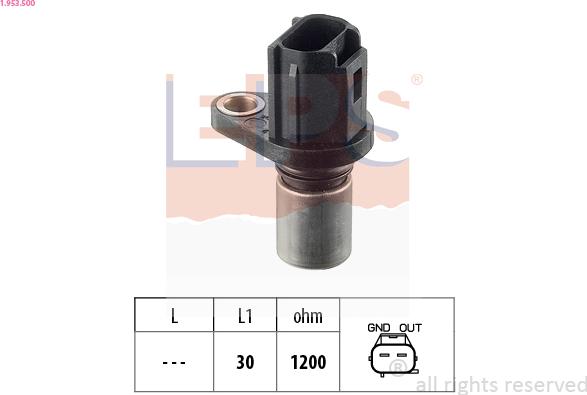 EPS 1.953.500 - Sensor, krank mili nəbzi furqanavto.az