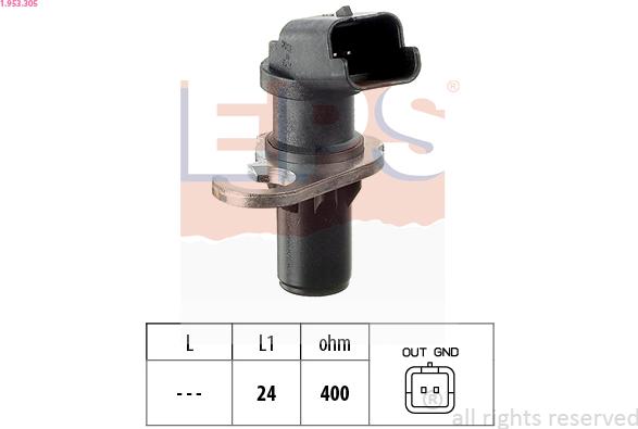 EPS 1.953.305 - Sensor, krank mili nəbzi furqanavto.az