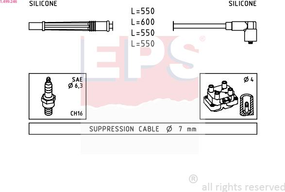 EPS 1.499.246 - Alovlanma kabeli dəsti furqanavto.az