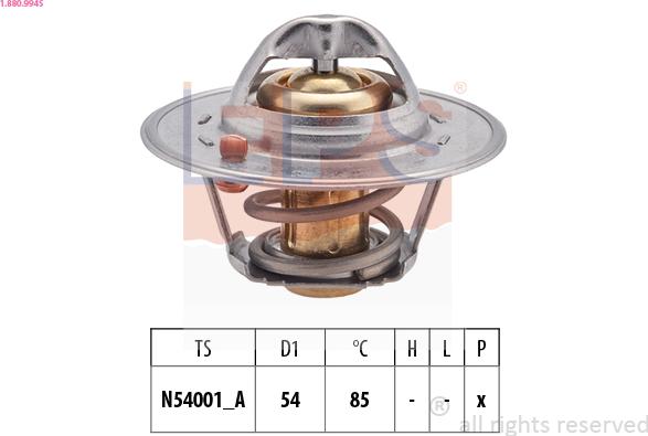 EPS 1.880.994S - Termostat, soyuducu furqanavto.az