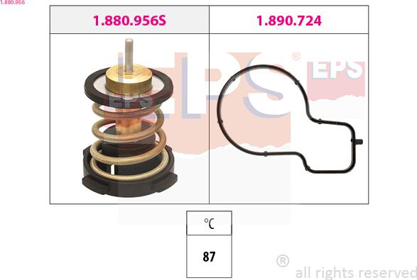 EPS 1.880.956 - Termostat, soyuducu furqanavto.az