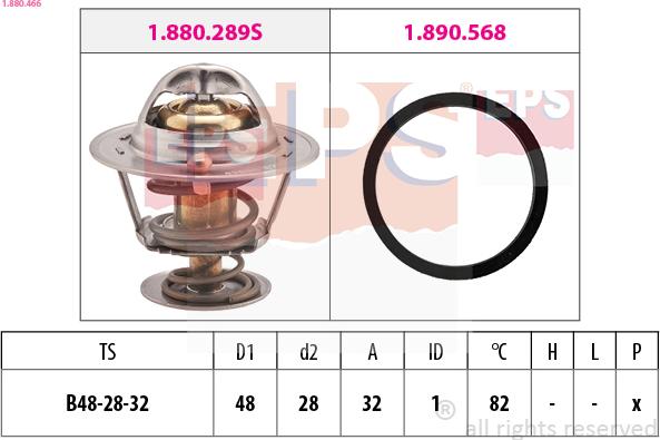 EPS 1.880.466 - Termostat, soyuducu www.furqanavto.az