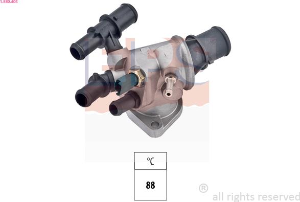 EPS 1.880.405 - Termostat, soyuducu furqanavto.az