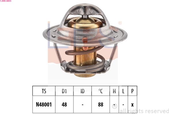 EPS 1.880.480S - Termostat, soyuducu furqanavto.az