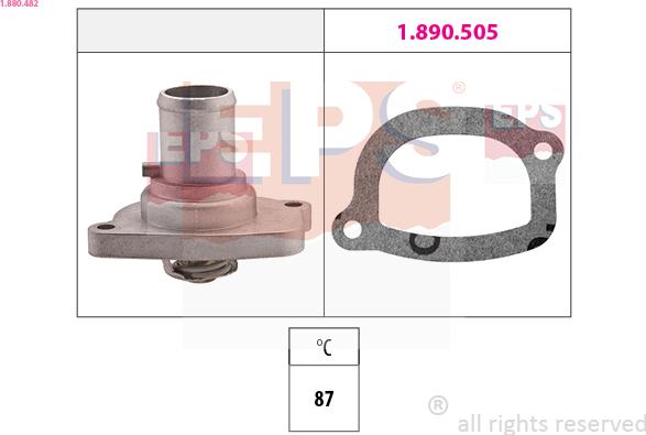 EPS 1.880.482 - Termostat, soyuducu furqanavto.az