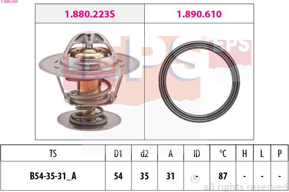 EPS 1.880.435 - Termostat, soyuducu www.furqanavto.az