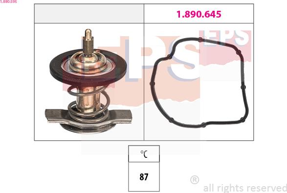 EPS 1.880.595 - Termostat, soyuducu furqanavto.az