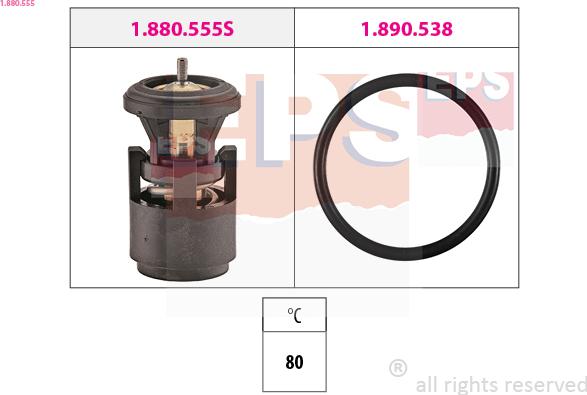 EPS 1.880.555 - Termostat, soyuducu furqanavto.az