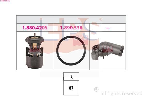 EPS 1.880.561K - Termostat, soyuducu furqanavto.az