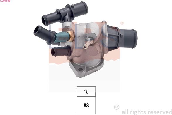 EPS 1.880.585 - Termostat, soyuducu furqanavto.az