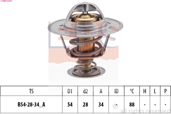 EPS 1.880.536S - Termostat, soyuducu www.furqanavto.az