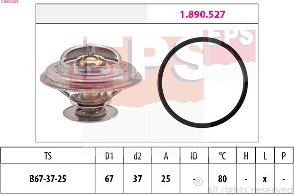 EPS 1.880.623 - Termostat, soyuducu www.furqanavto.az