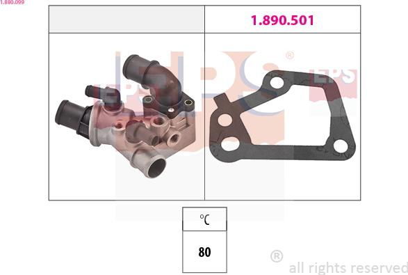 EPS 1.880.099 - Termostat, soyuducu furqanavto.az