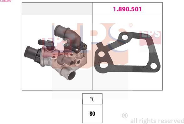 EPS 1.880.095 - Termostat, soyuducu furqanavto.az