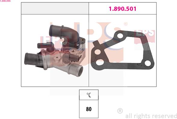 EPS 1.880.096 - Termostat, soyuducu furqanavto.az