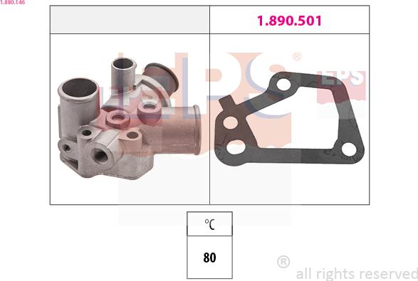 EPS 1.880.146 - Termostat, soyuducu furqanavto.az