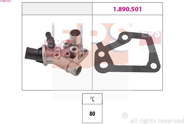 EPS 1.880.152 - Termostat, soyuducu furqanavto.az