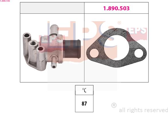 EPS 1.880.105 - Termostat, soyuducu furqanavto.az