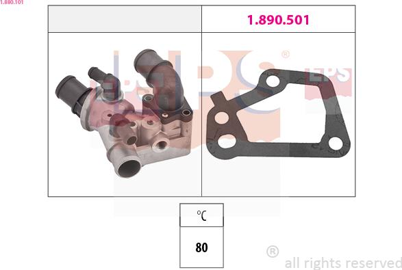 EPS 1.880.101 - Termostat, soyuducu furqanavto.az