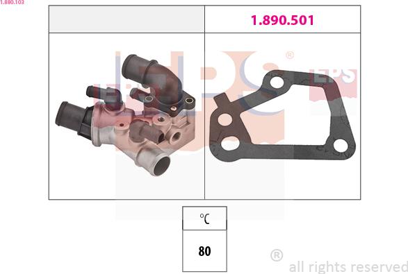 EPS 1.880.103 - Termostat, soyuducu furqanavto.az