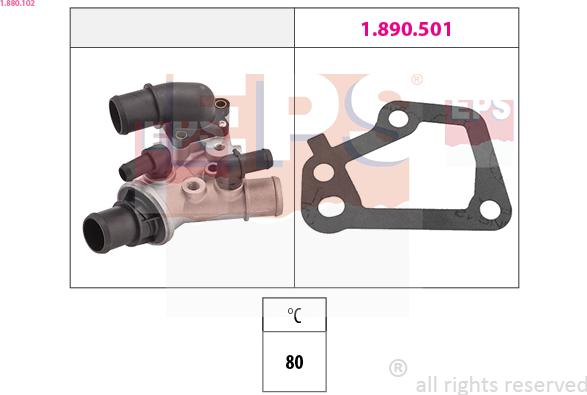 EPS 1.880.102 - Termostat, soyuducu furqanavto.az