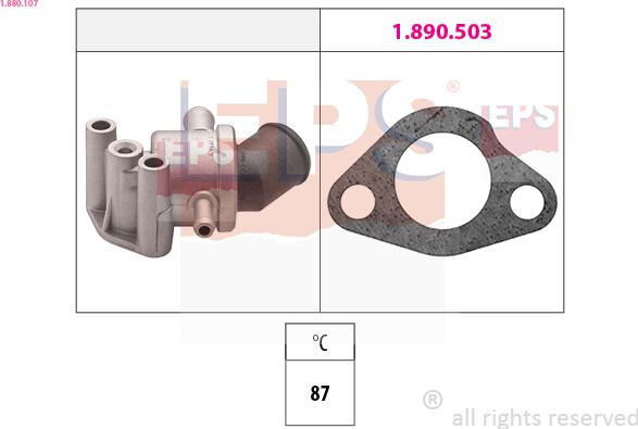 EPS 1.880.107 - Termostat, soyuducu furqanavto.az