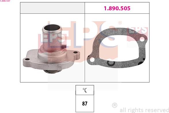 EPS 1.880.187 - Termostat, soyuducu furqanavto.az