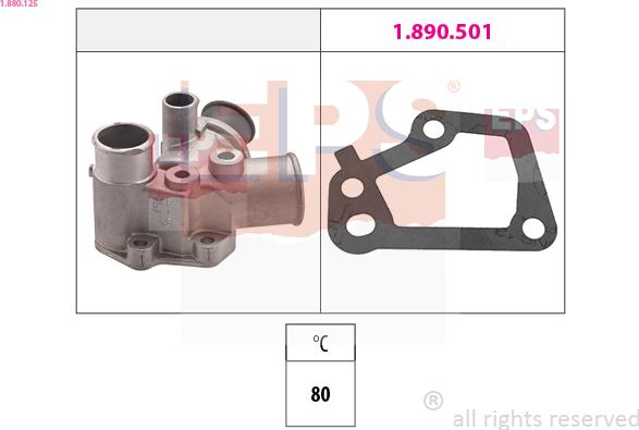 EPS 1.880.125 - Termostat, soyuducu furqanavto.az