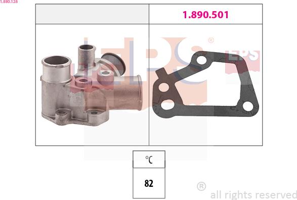 EPS 1.880.128 - Termostat, soyuducu furqanavto.az