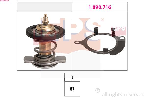 EPS 1.880.820 - Termostat, soyuducu furqanavto.az